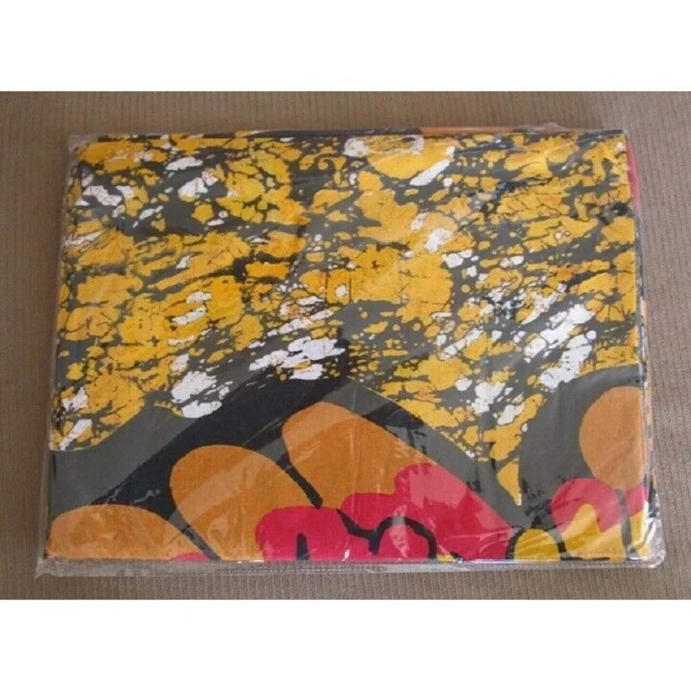 New Large Butterfly Red & Yellow Tapestry Decor Wall Hanging Coverlet Wings NIP